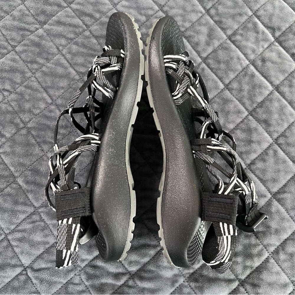 Chaco Strappy Sandals ZX/3 Classic Womens 8 Black Hiking Sport Shoes - Picture 7 of 10